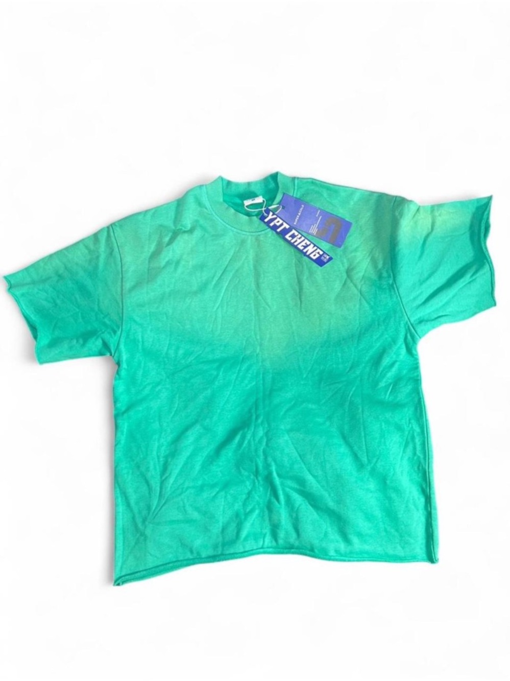Men’s Oversized Heavyweight Distressed Washed Style Tee - Brand New